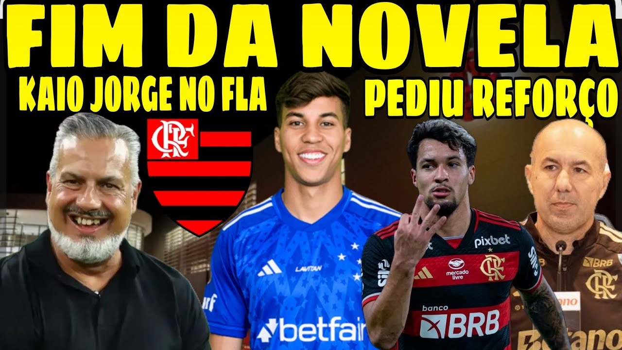 FINALMENTE! KAIO JORGE NO FLAMENGO TEM FUTURO DEFINIDO! MARCOS LEONARDO É O REFORÇO APROVADO!