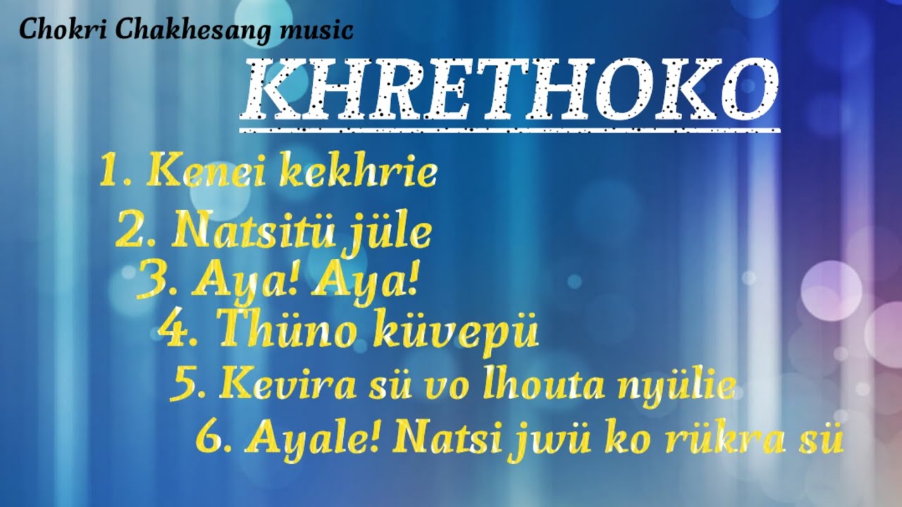 KHRETHOKO | Chokri music