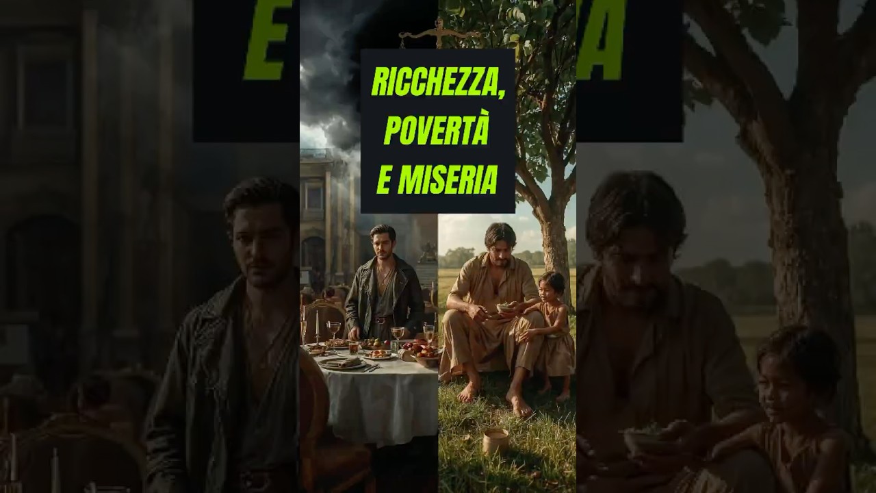 La differenza tra povert&agrave; e miseria: questione di dignit&agrave; e speranza. #povert&agrave; #miseria #ricchezza