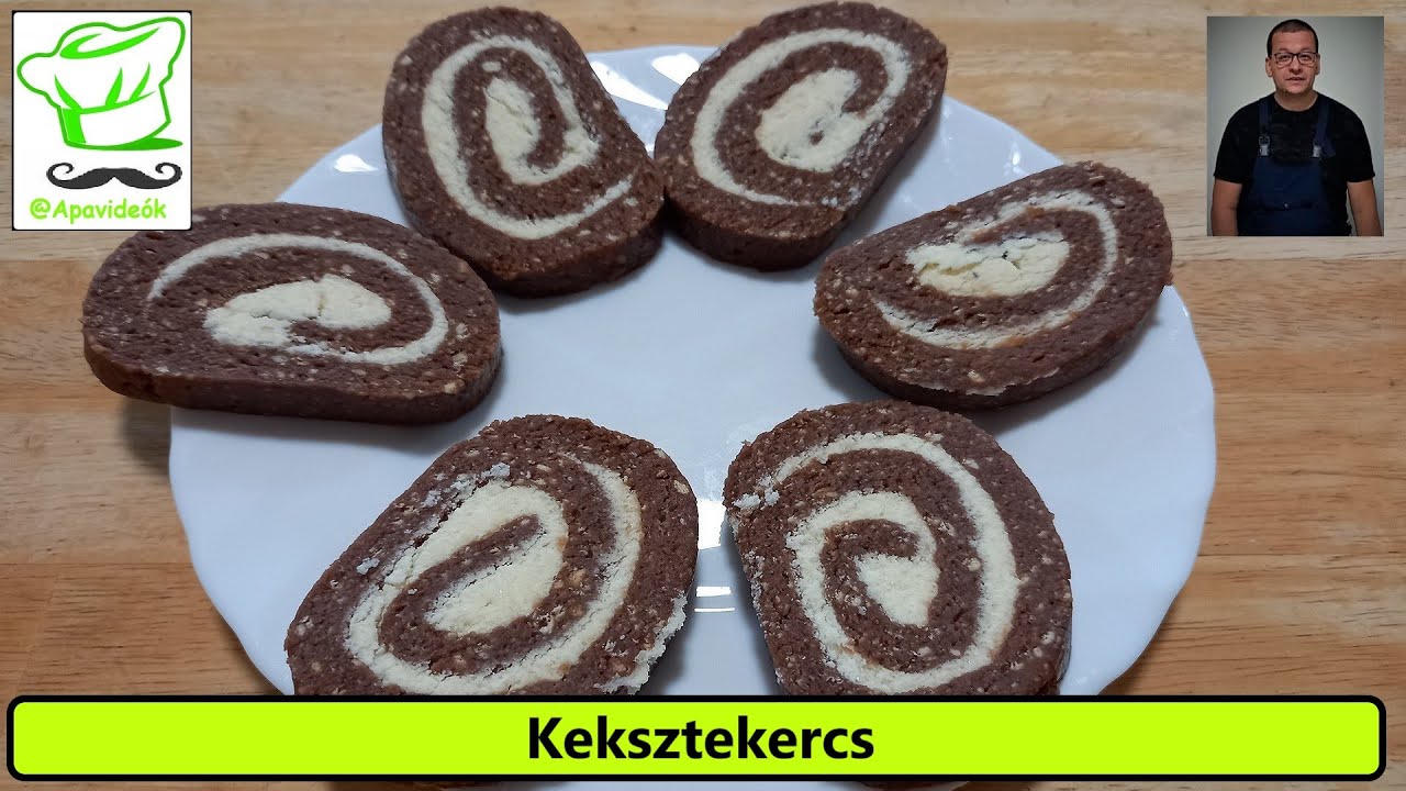 Keksztekercs recept.@Apavideok Nem csak ünnepekre! Kókusz nélküli keksztekercs. Egyszerű és finom!
