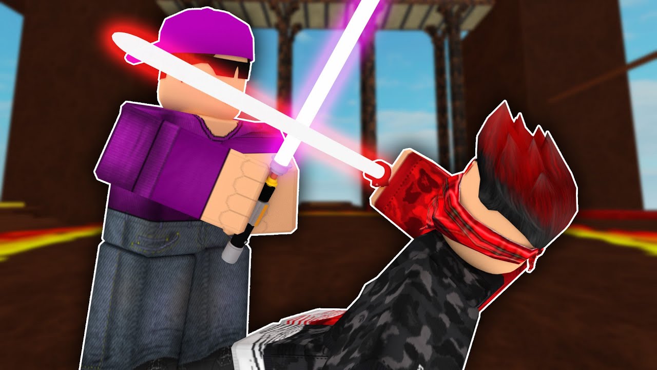 LIGHTSABER BATTLE IN ARSENAL (ROBLOX)