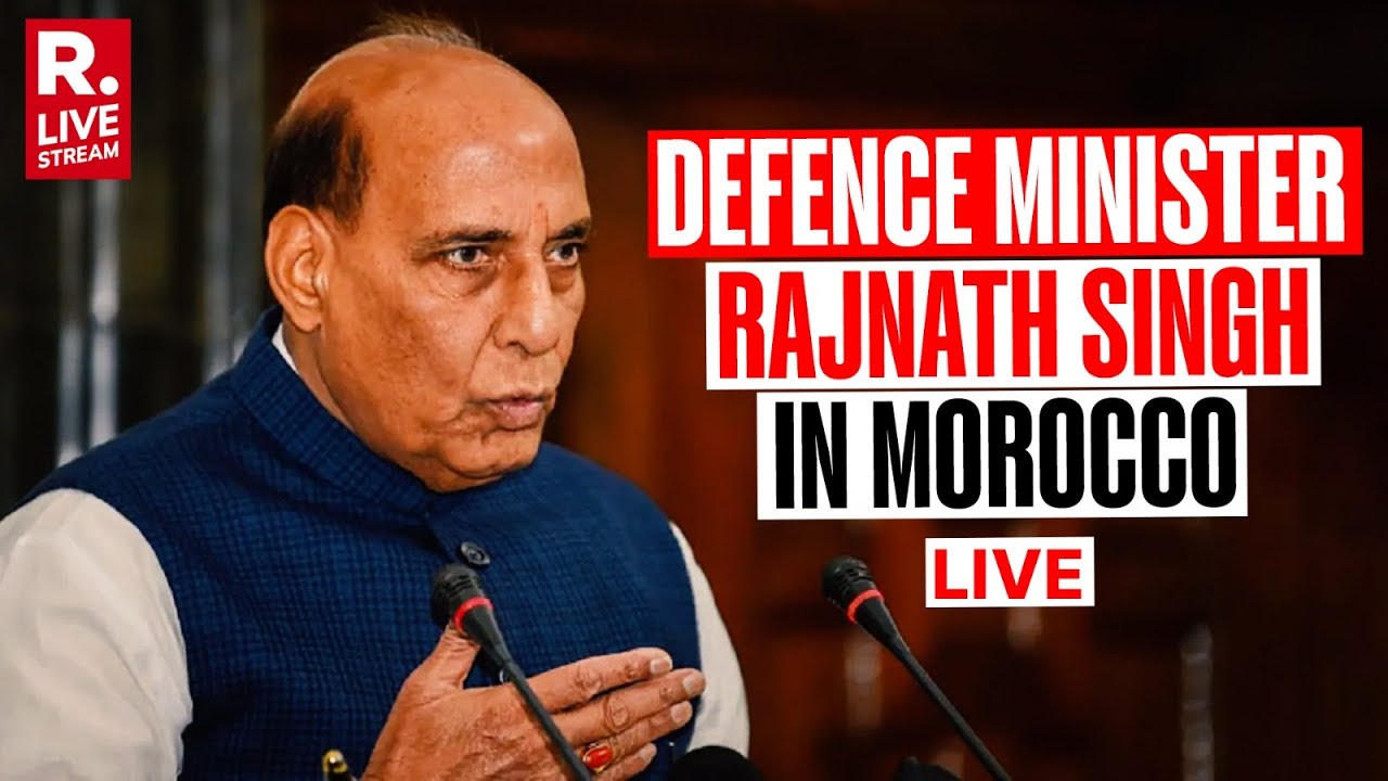 LIVE: Defence Minister Rajnath Singh Interacts With Indian Community In Morocco | India-Morocco Ties