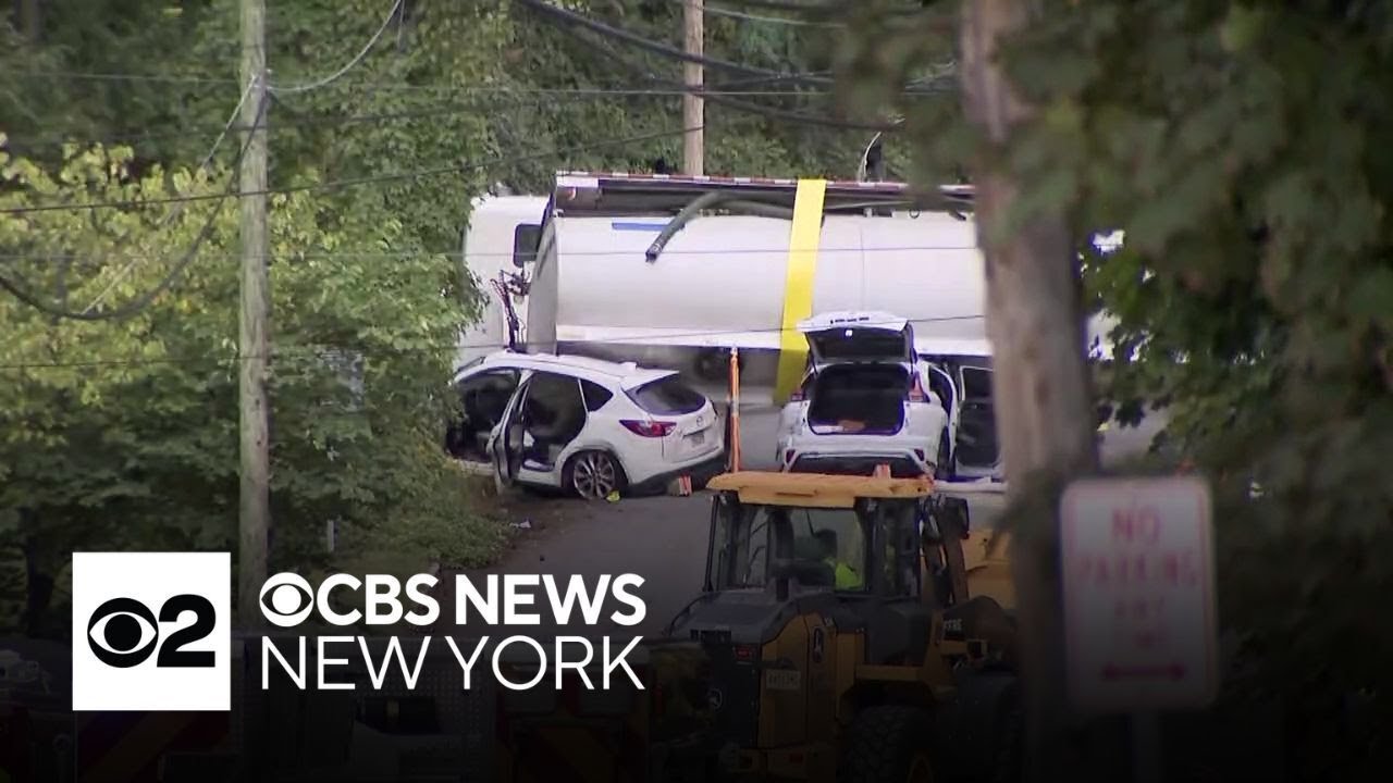 Tanker truck overturns in Bernardsville, N.J.