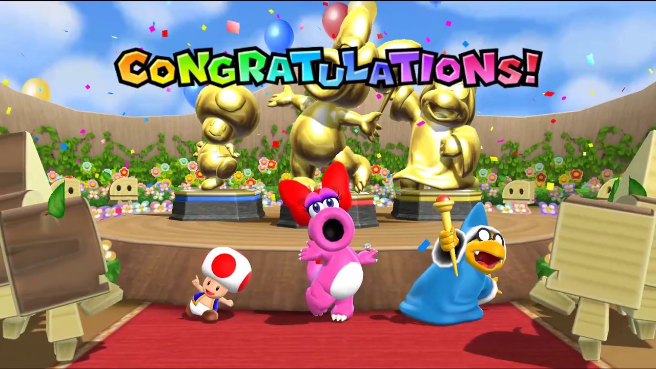 Mario Party 9 Step It Up 1 vs Rivals - Yoshi, Toad, Kamek vs Birdo Gameplay | MARIOGAMINGHUB