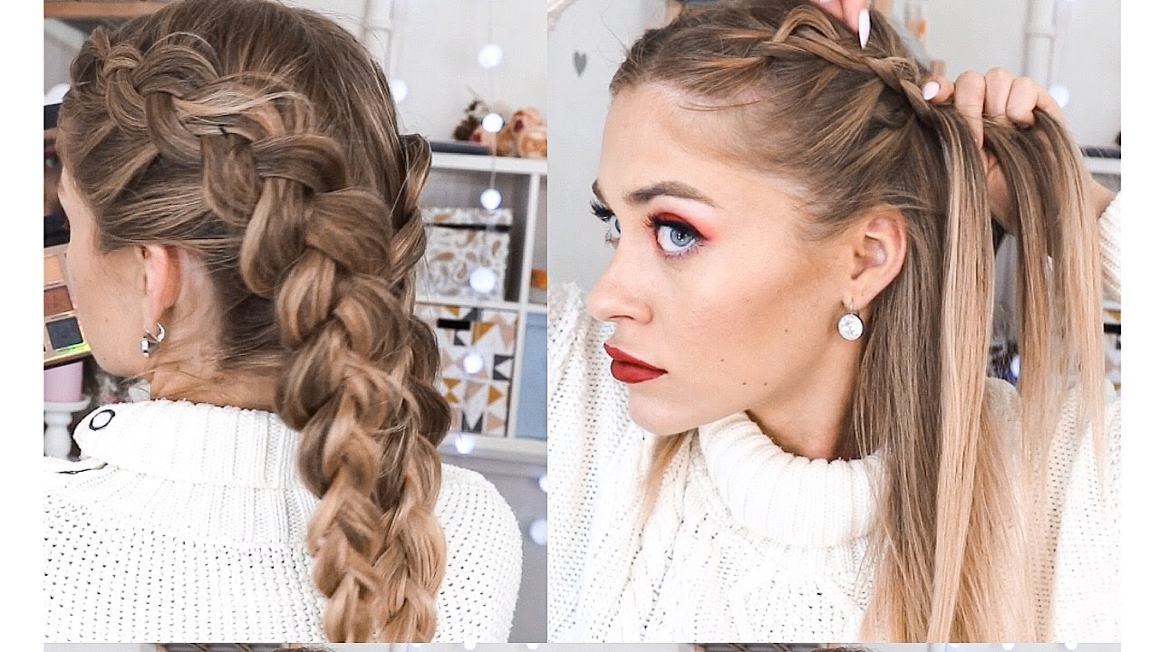 💓ОБЪЕМНЫЕ КОСЫ НА САМОЙ СЕБЕ💓 ПОДРОБНЫЙ УРОК 💓 FRENCH BRAIDS💓 ФРАНЦУЗСКИЕ КОСЫ💓DOS TRENZAS