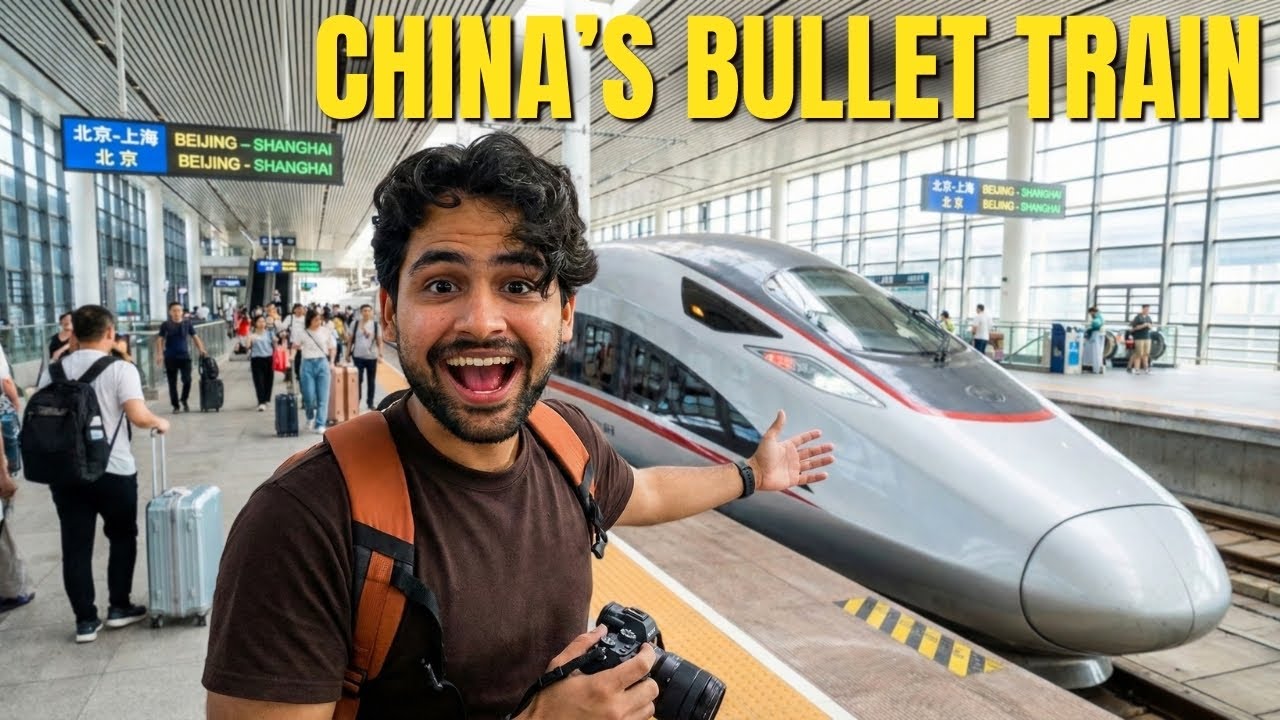 Riding China’s Fastest Bullet Train 🇨🇳 | Shenzhen to Guangzhou in 45 Minutes