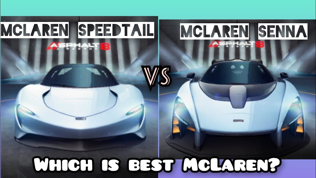 Asphalt 8 | Mclaren Speedtail Vs Mclaren senna✅. Full comparison