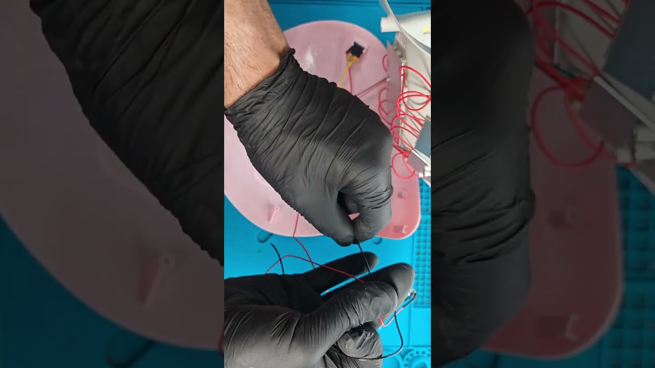No encienden los Led de la Cabina de secado cuándo coloco la mano.