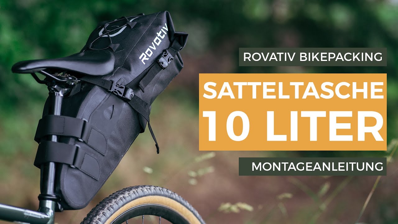 Rovativ® Bikepacking Satteltasche [10 Liter] Montageanleitung