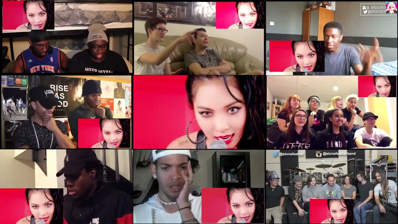 Hyuna Red 현아 빨개요 MV REACTION MASHUP