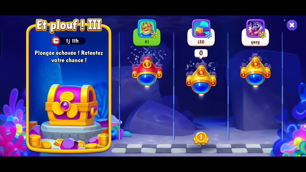 Fishdom level 10221 to 10237 / niveau 10221 au 10237