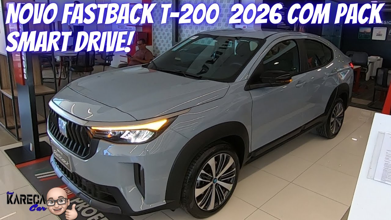 Novo Fastback T200 2026 : conforto, tecnologia e estilo no pacote de entrada, será que vale a pena?