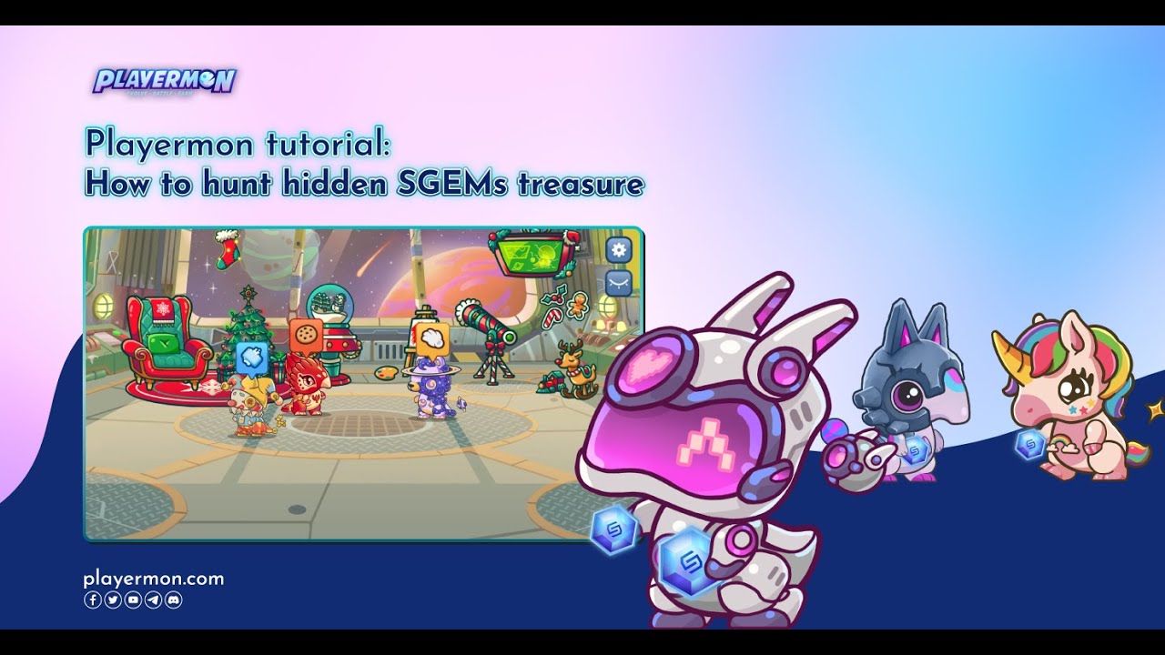 Playermon Tutorial : Step-by-step guide on how to hunt hidden SGEMs treasure