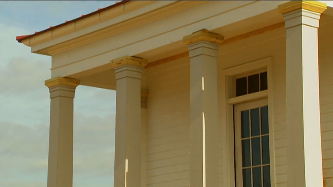 Creating Mudroom Columns | P. Allen Smith Classics