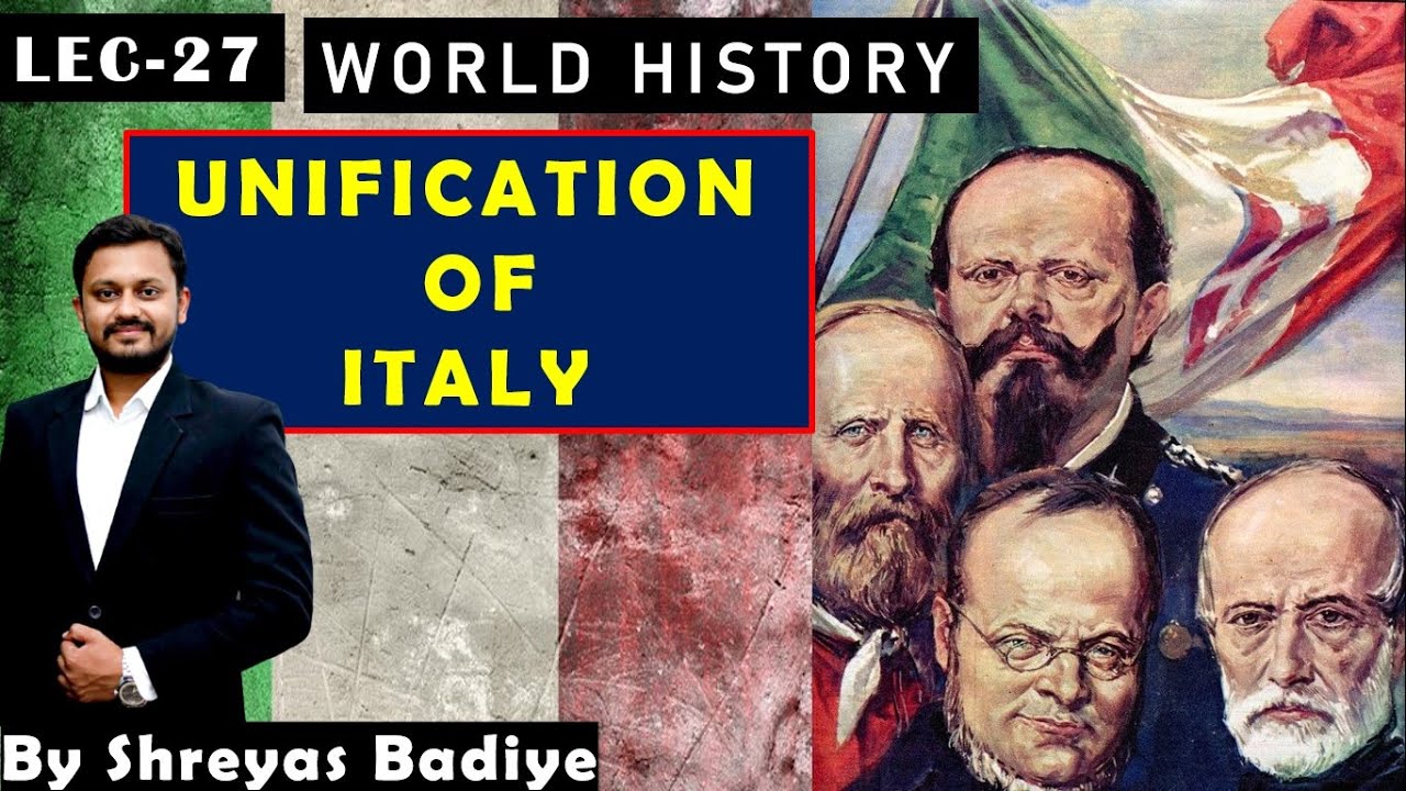 27. Unification of Italy | World History #upsc