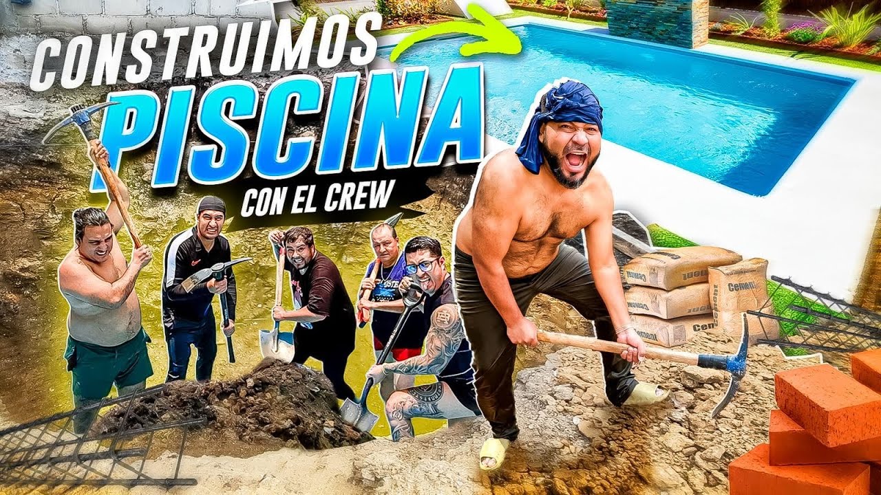 🔥CONSTRUIMOS UNA PISCINA EN UN TERRENO BALDIO CON EL CREW RETOJORJAIS🔥