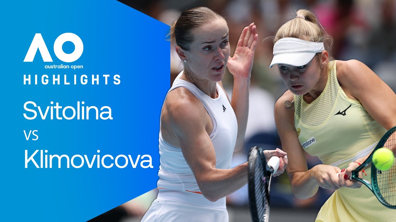 Elina Svitolina - Linda Klimovicova | #AusOpen2026 | 2. runda