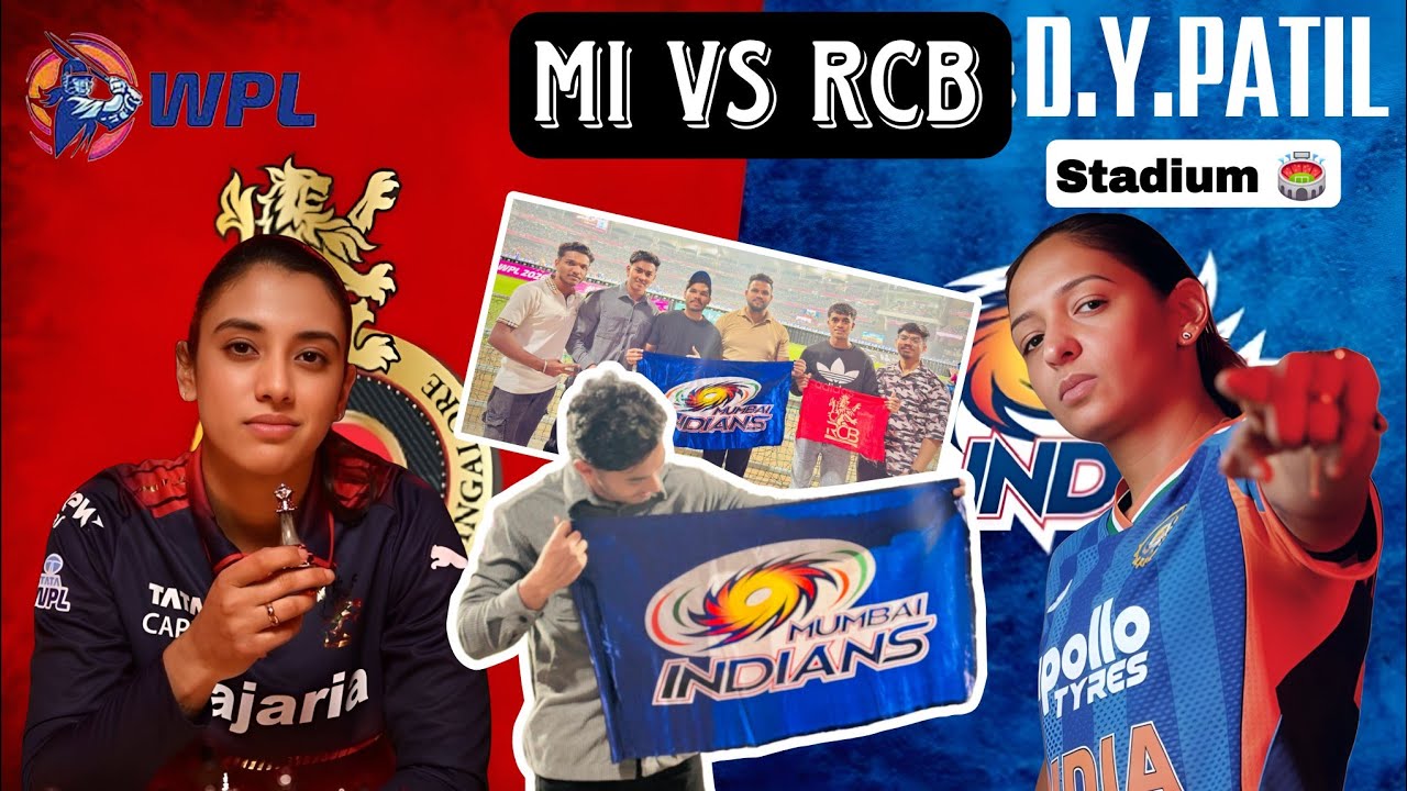 DY Patil Stadium la MI vs RCB Match🏏 🔥|| First Match Experience || Vlog 19