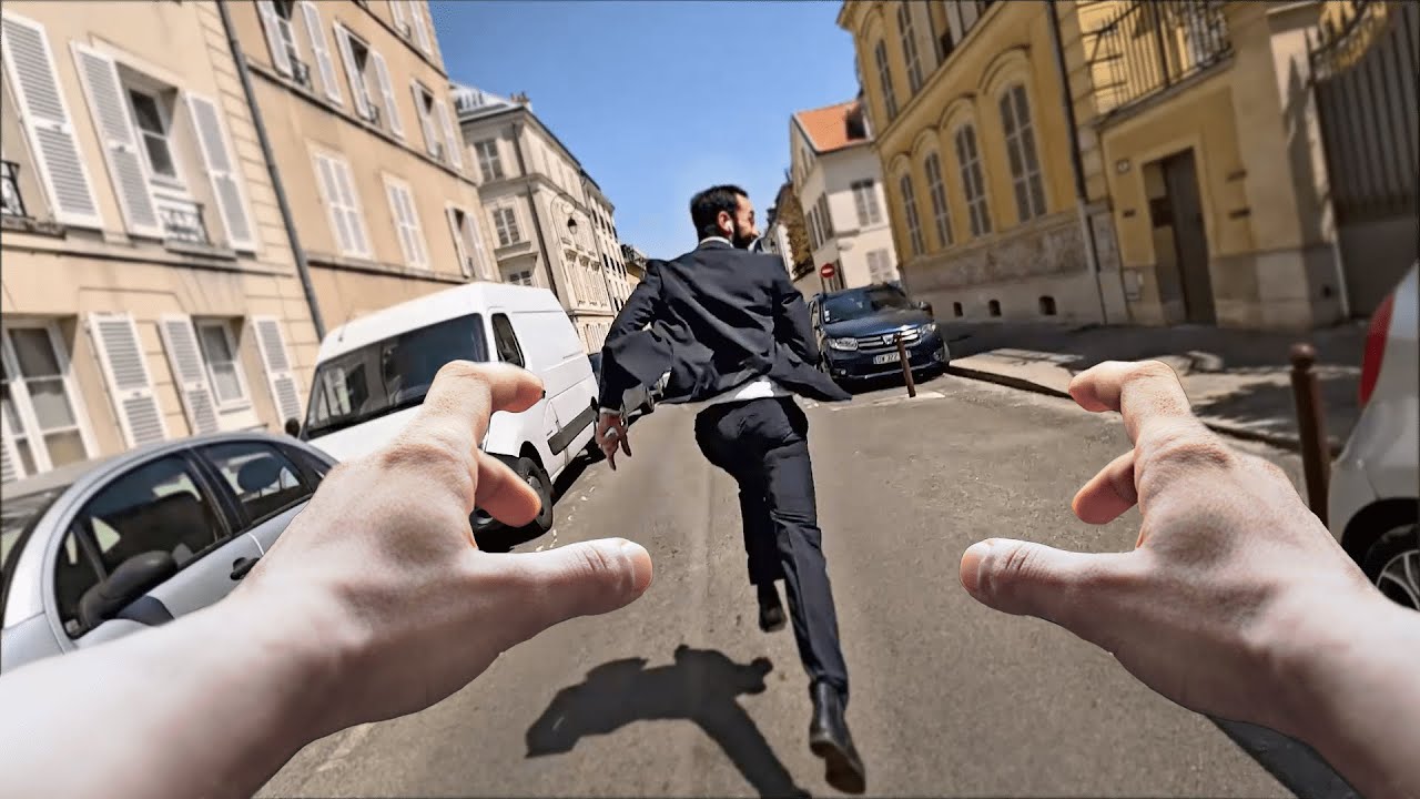 ON FAIT UNE COURSE POURSUITE DANS VERSAILLES ! #XAVIE61