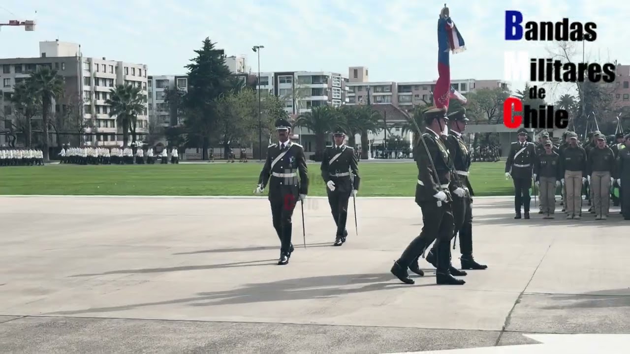 Posición de Desfile del Regimiento Escuelas de Carabineros de Chile Post Parada Militar 2025 