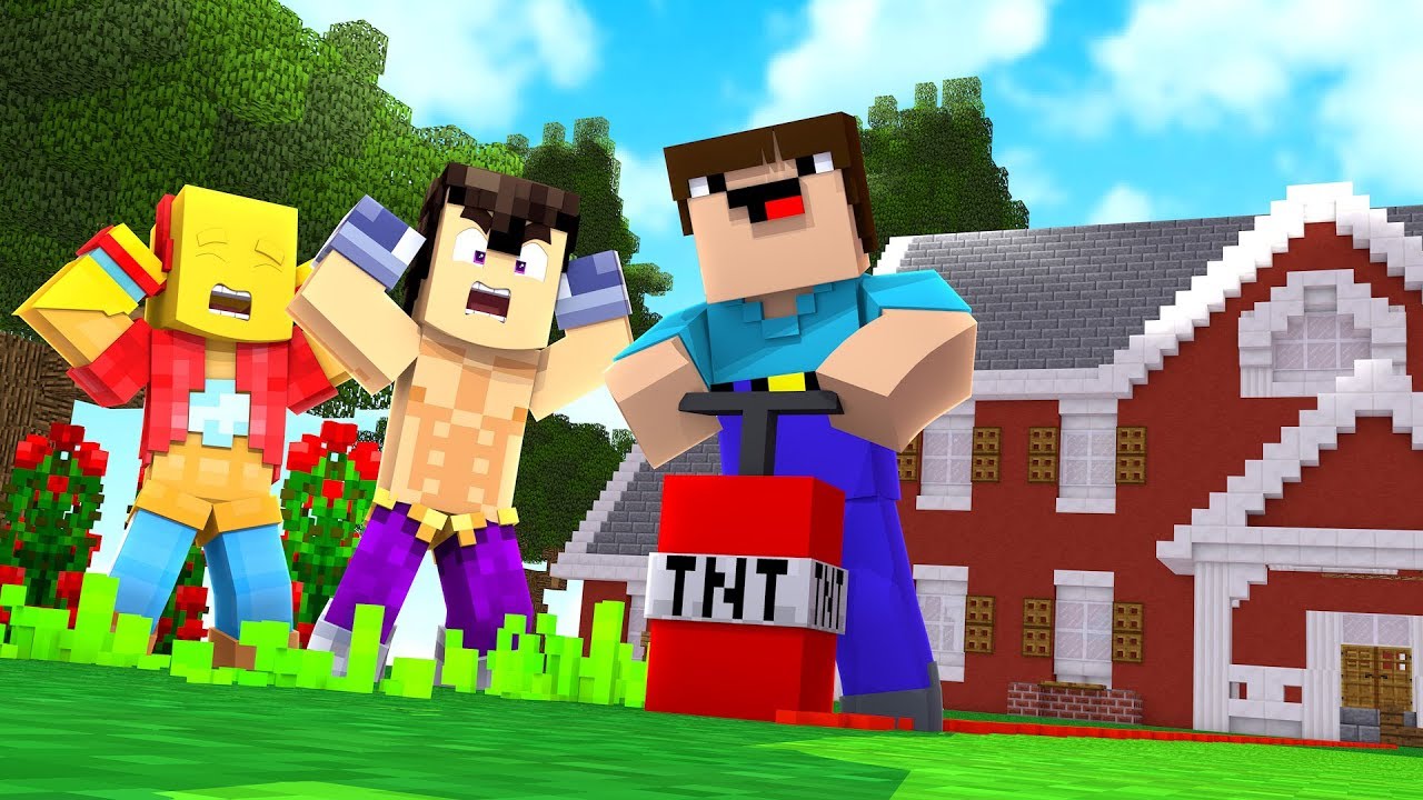 💥 NOOB EXPLOTA SU CASA 💥 - MEJORES MOMENTOS (MINECRAFT CON NOOBS) #16
