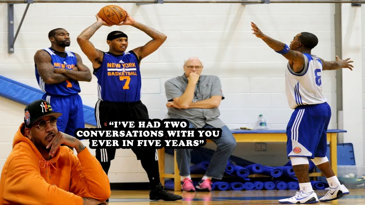 Carmelo On Beef with Phil Jackson & His Failed Experiment Of An Outdated Triangle Offense