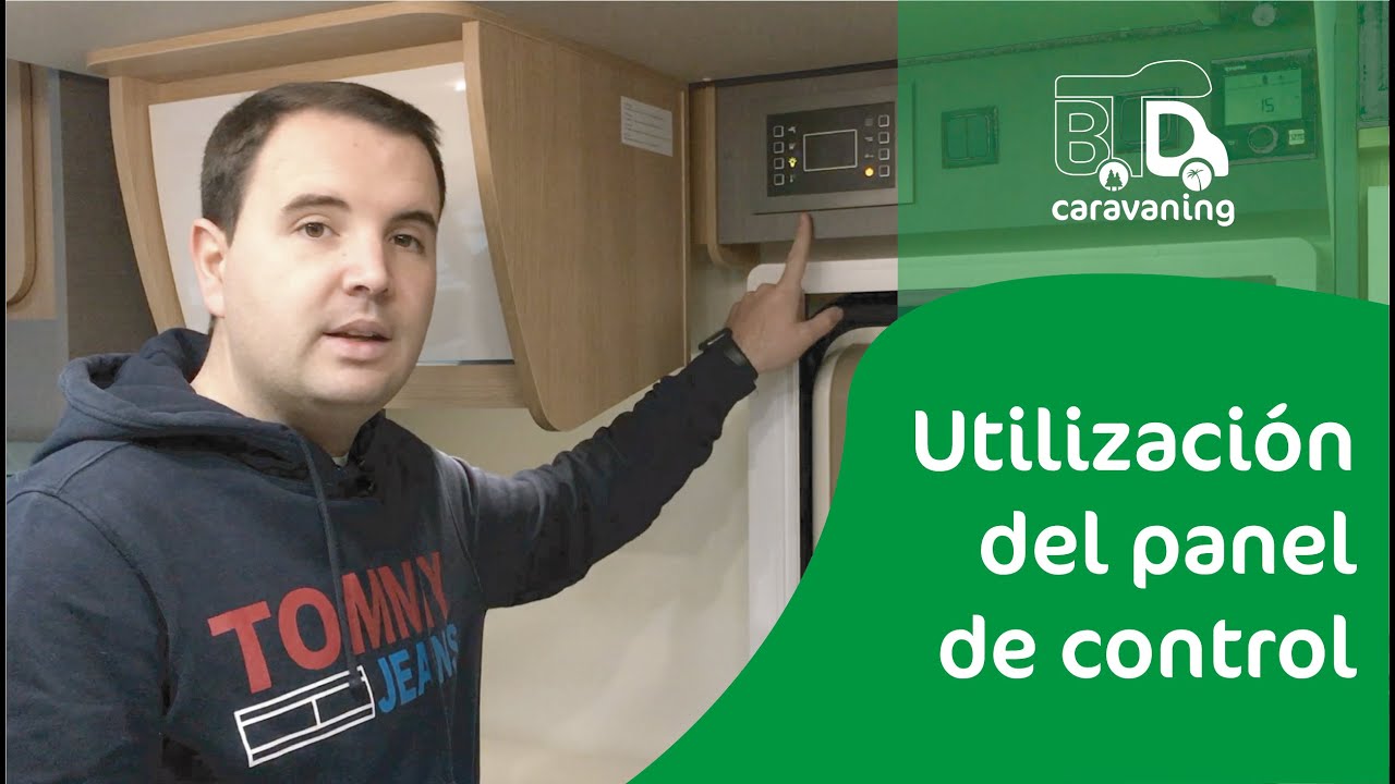 Utilización del Panel de Control en BTD Caravaning, ¿Luces? ¿Calefacción? ¿Agua caliente?