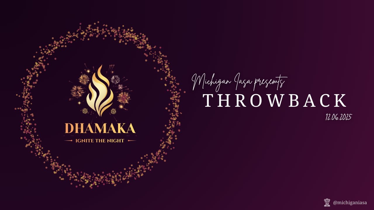 IASA Show 2025 | Dhamaka | Throwback - Back Row