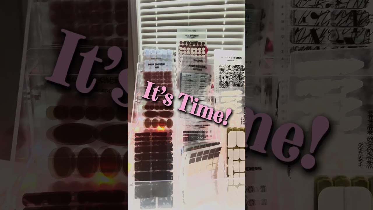 Sticker Organization Tour 🎉✨ 