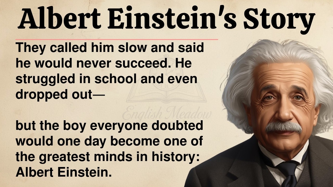 Learn English Through Story ✅ | Albert Einstein | Graded Reader | Listen and Practice ✅