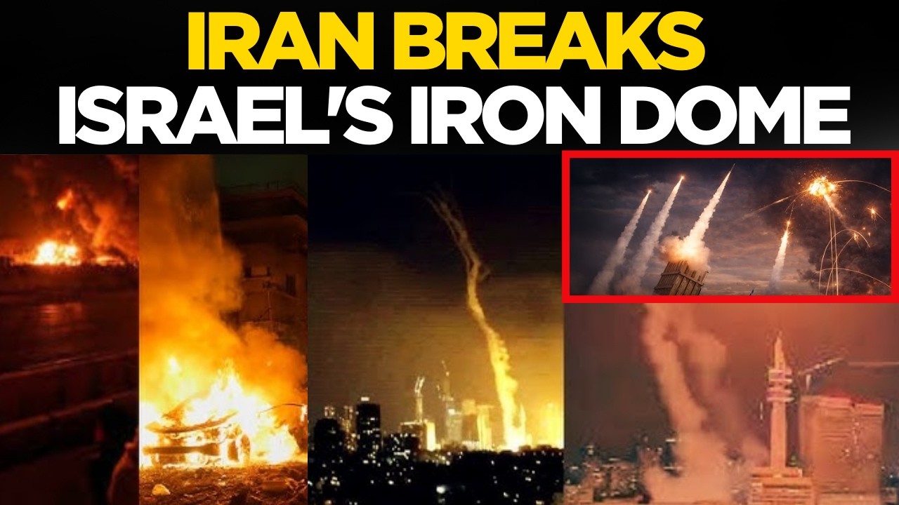 Israel-Iran War LIVE: Iran’s Monster Missiles Breach Iron Dome, Israeli Cities Under Fire | War News