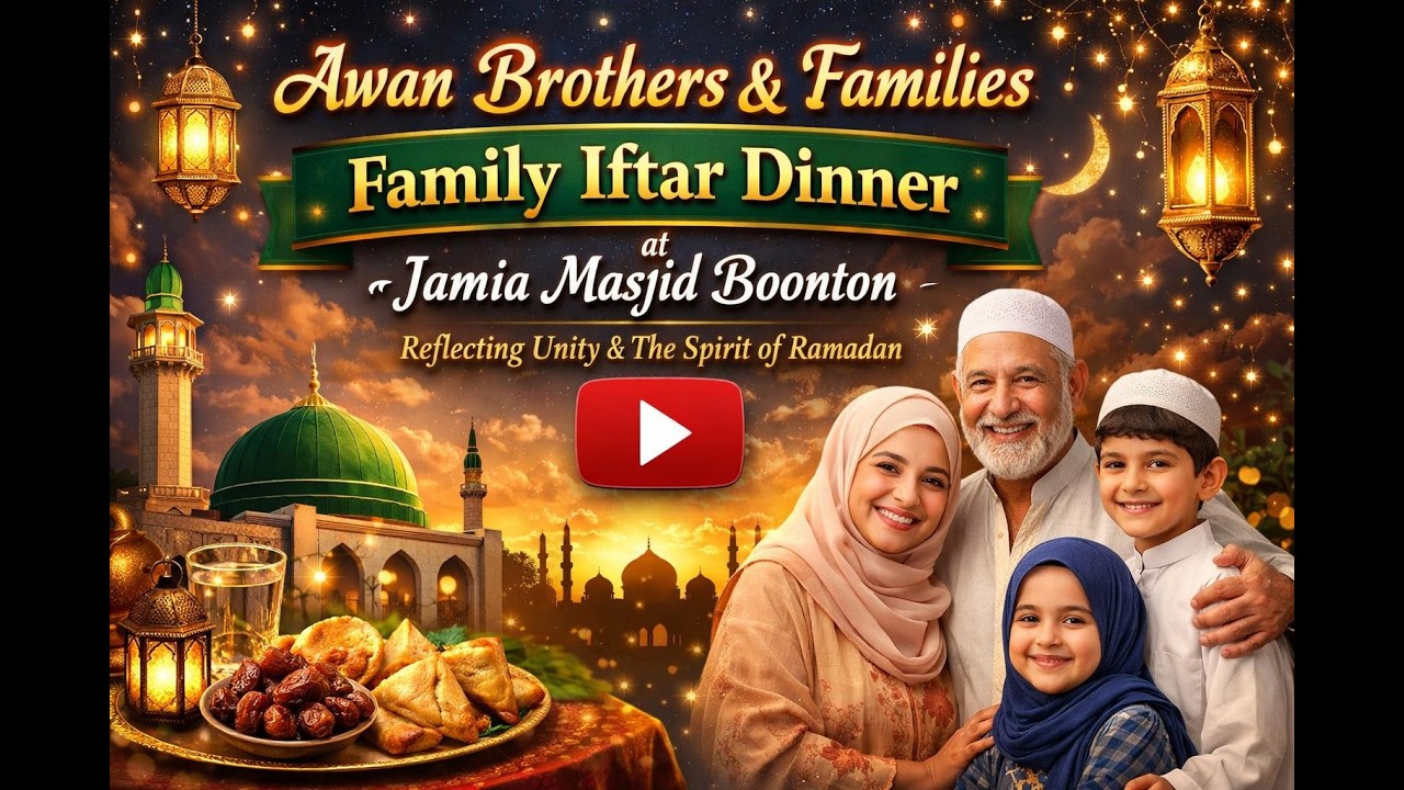 Family Iftar Dinnerar  at Jamia Masjid Boonton New Jersey