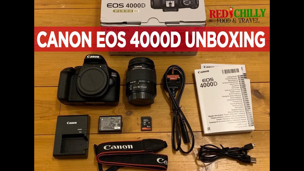 Unboxing │ NEW CANON DSLR EOS 4000D (2019) #Canon #EOS4000D