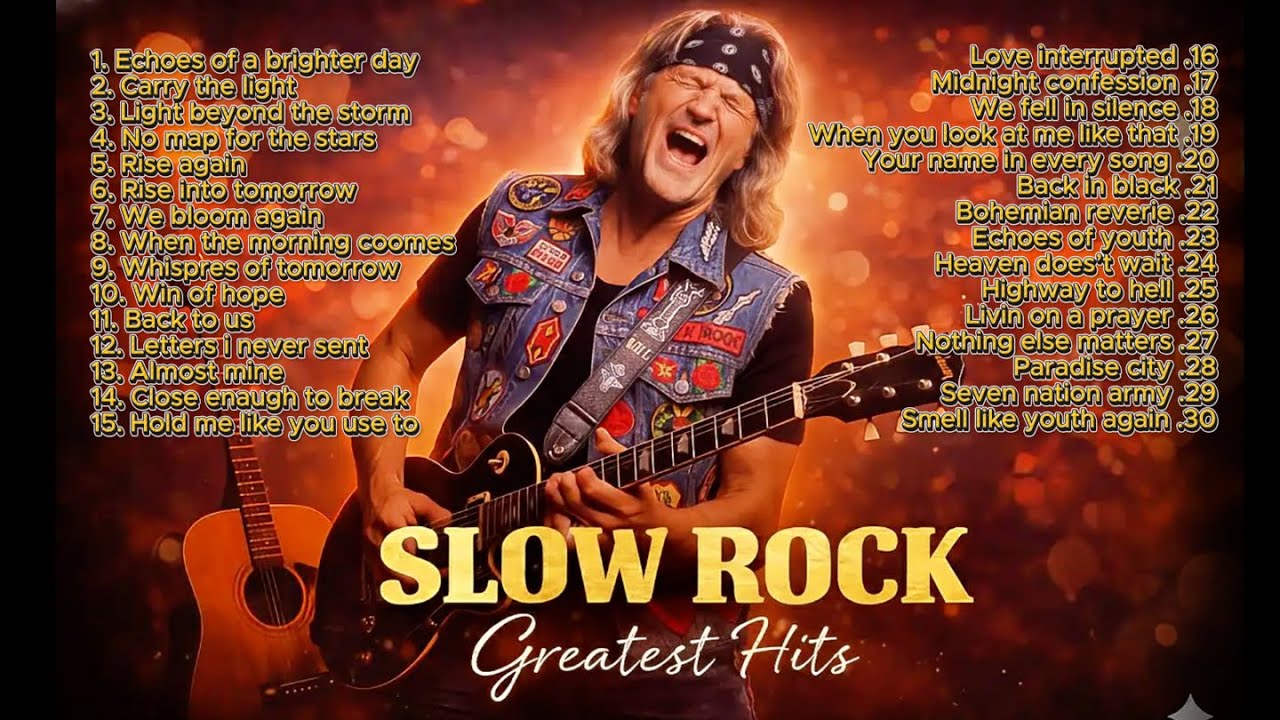 Slow Rock Greatest Hits 🎸 | Emotional Rock Ballads for Late Night Souls
