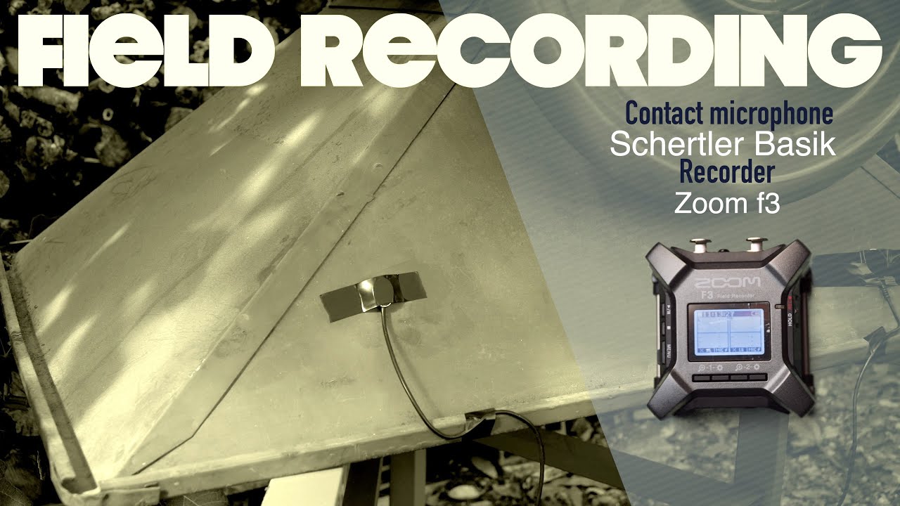 contact microphone field recording