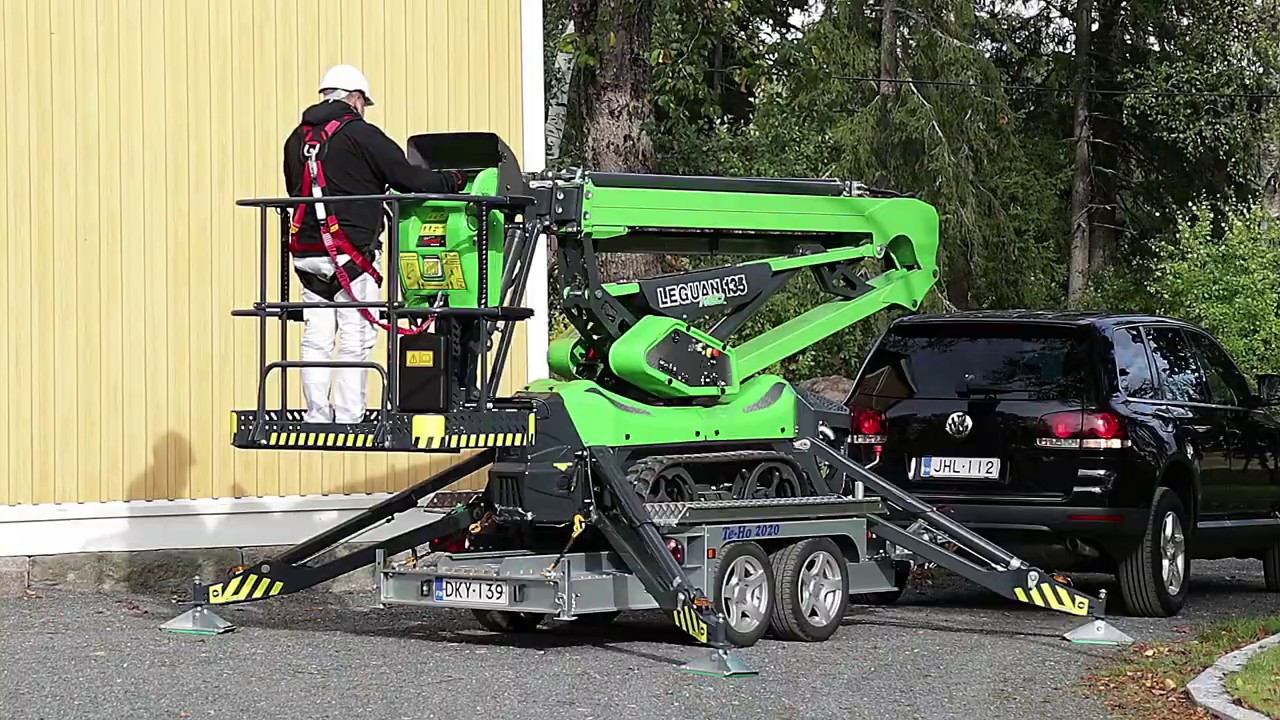 Leguan 135 NEO trailer - Transport your spider lift easily with a Leguan trailer
