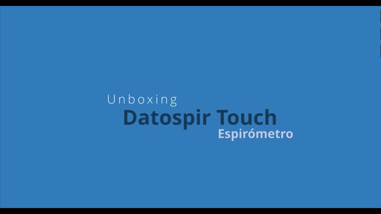 Spirometer Sibelmed DATOSPIR TOUCH - Unboxing