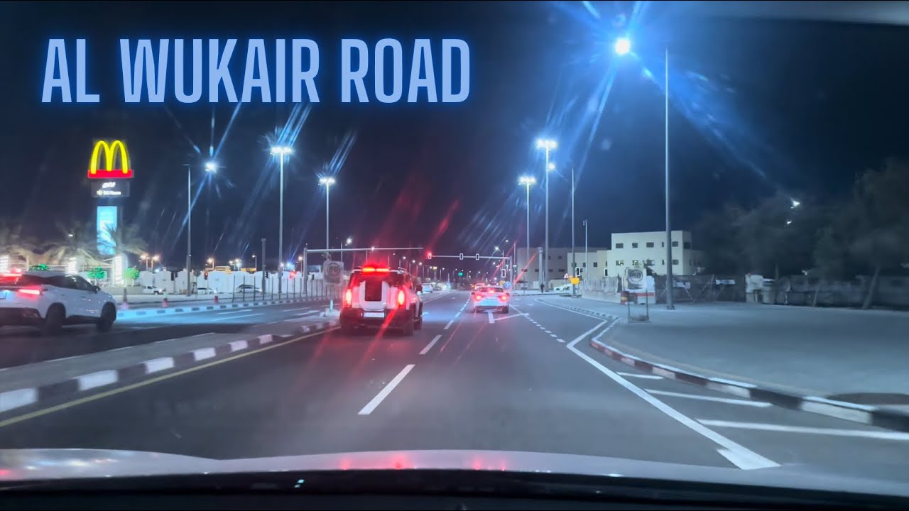Driving on Al Wukair Road | Doha | Qatar