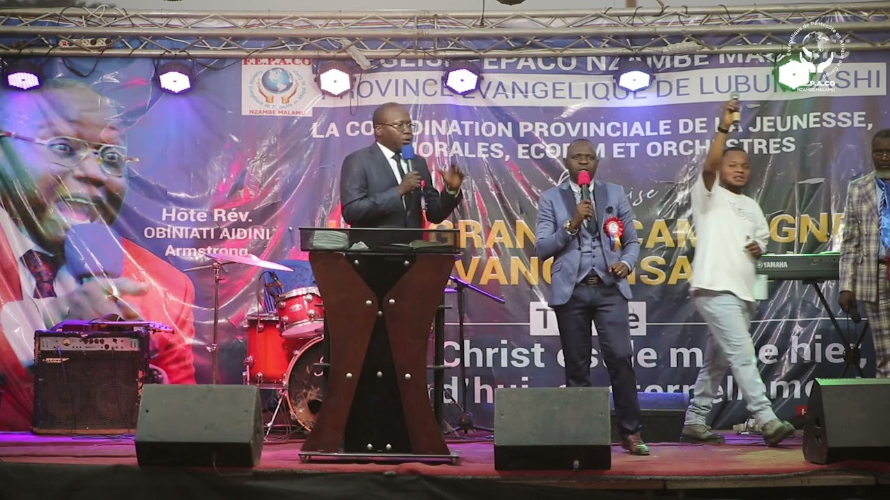 CAMPAGNE D'EVANGELISATION ET DE GUERISON MIRACLES / KATUBA (HOTE : REV OBINIATI AIDINI ABALA) JOUR 2