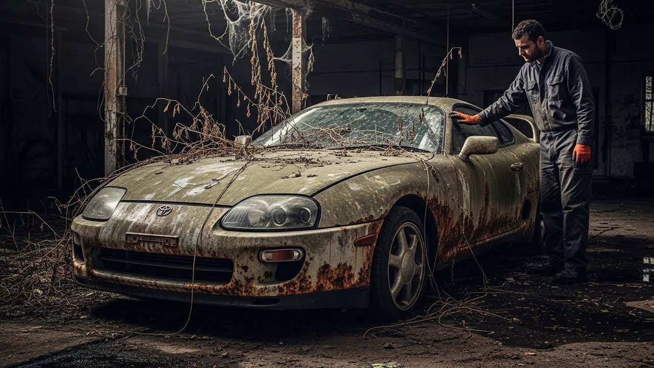 Asmr Car Restoration! Full Restoration of a Toyota Supra MK4 from Total Disrepair to Looking New