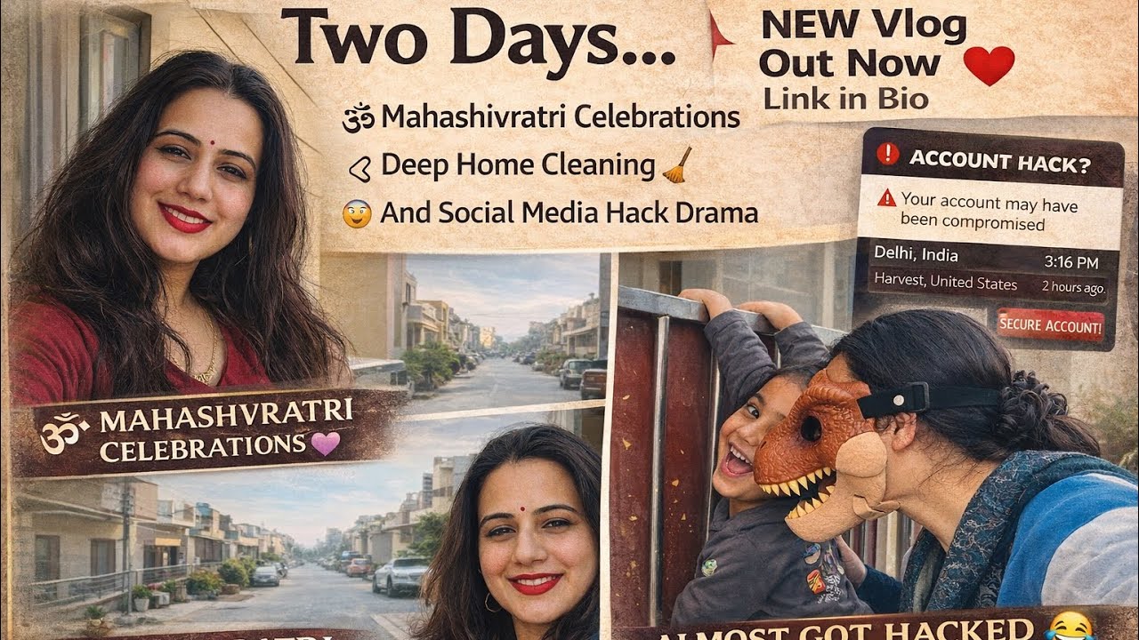 2 Days in My Life | Mahashivratri, Cleaning & Social Media Hack 
