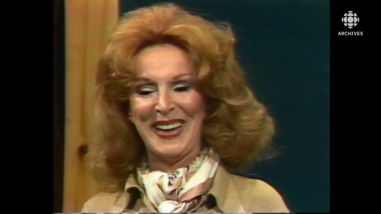La comédienne Denise Pelletier en entrevue en 1976, quelques mois avant son décès