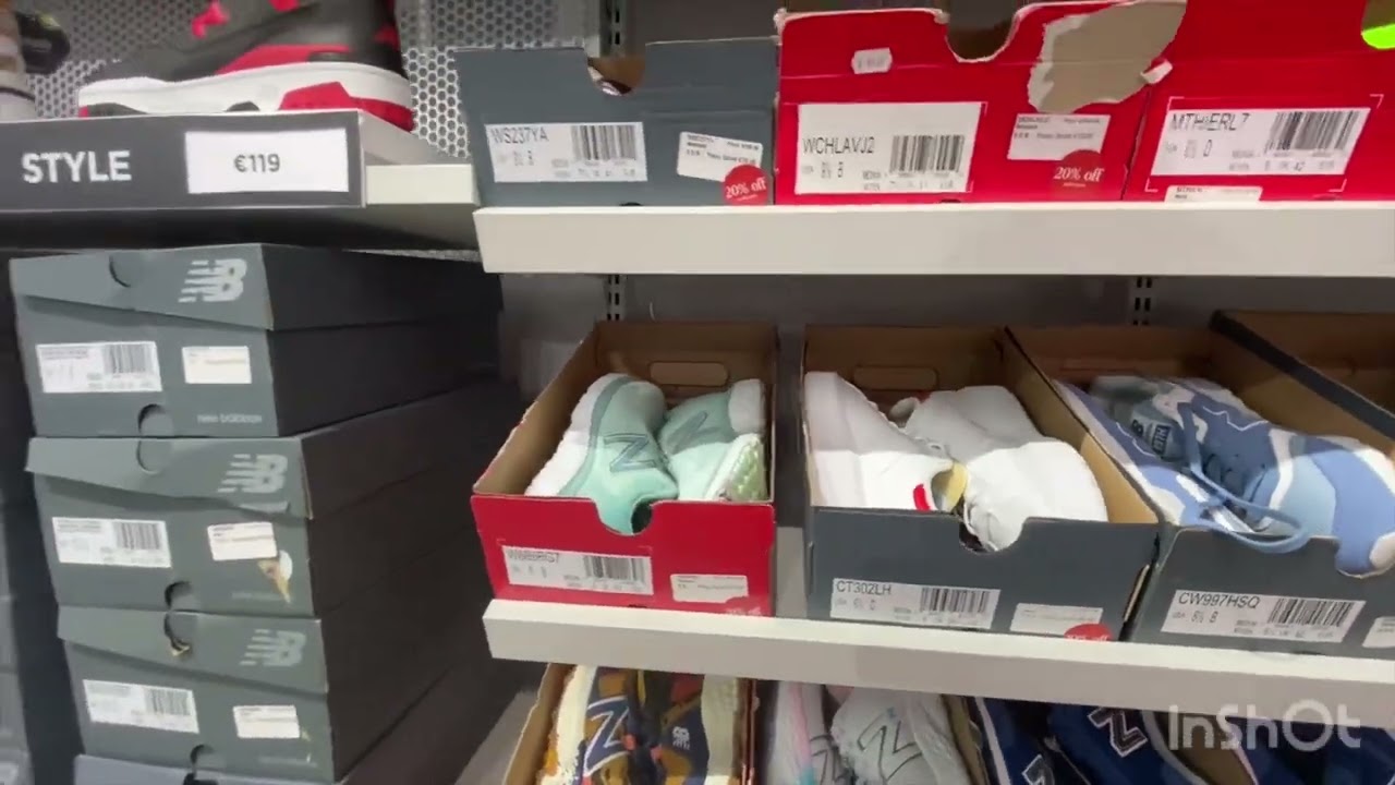 New balance sneakers collection 2024 prices 50% discount Freeport Lisbon