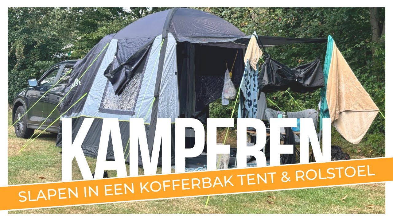 SLAPEN IN DE KOFFERBAK?! Op vakantie met een Kofferbak Tent