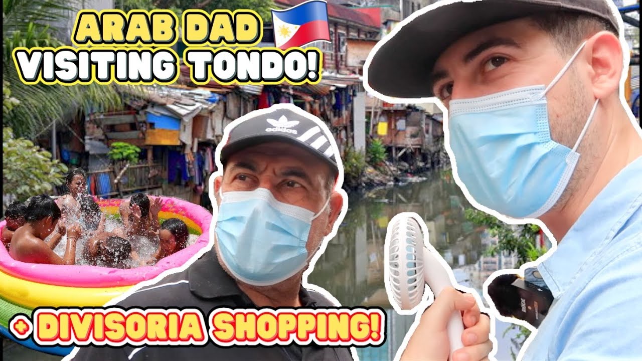 Exploring TONDO,MANILA with My ARAB DAD! 😳 + His DIVISORIA Shopping Reaction 🇵🇭