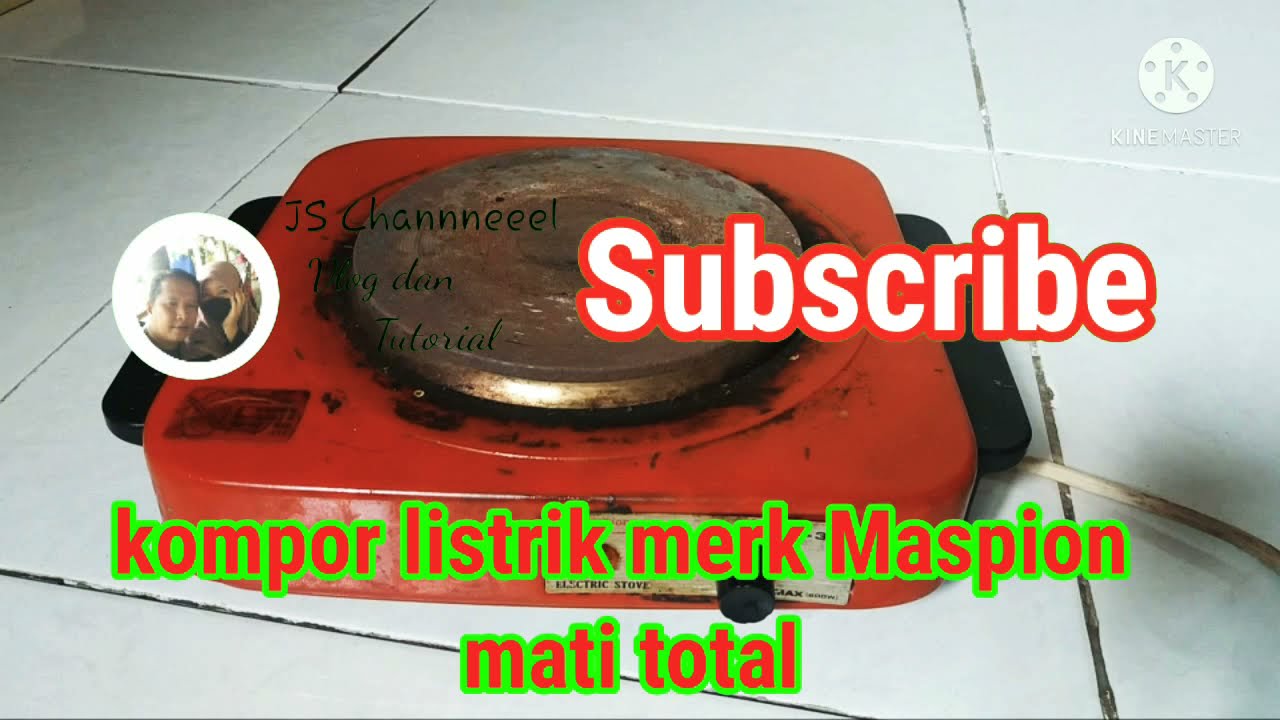 KOMPOR LISTRIK MASPION mati total,Begini cara benerinnya....