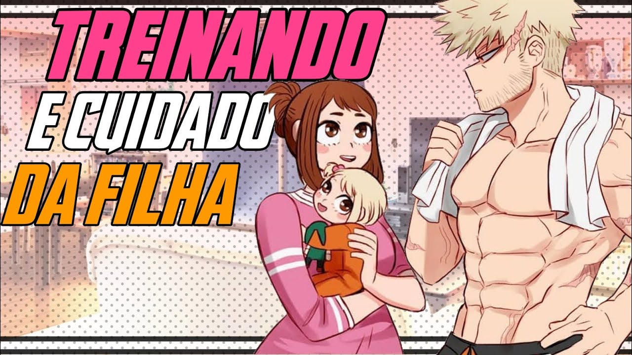 ESPOSA DO MIDORIYA E TREINO COM A FILHA (COMIC DUBLADA BOKU NO HERO)