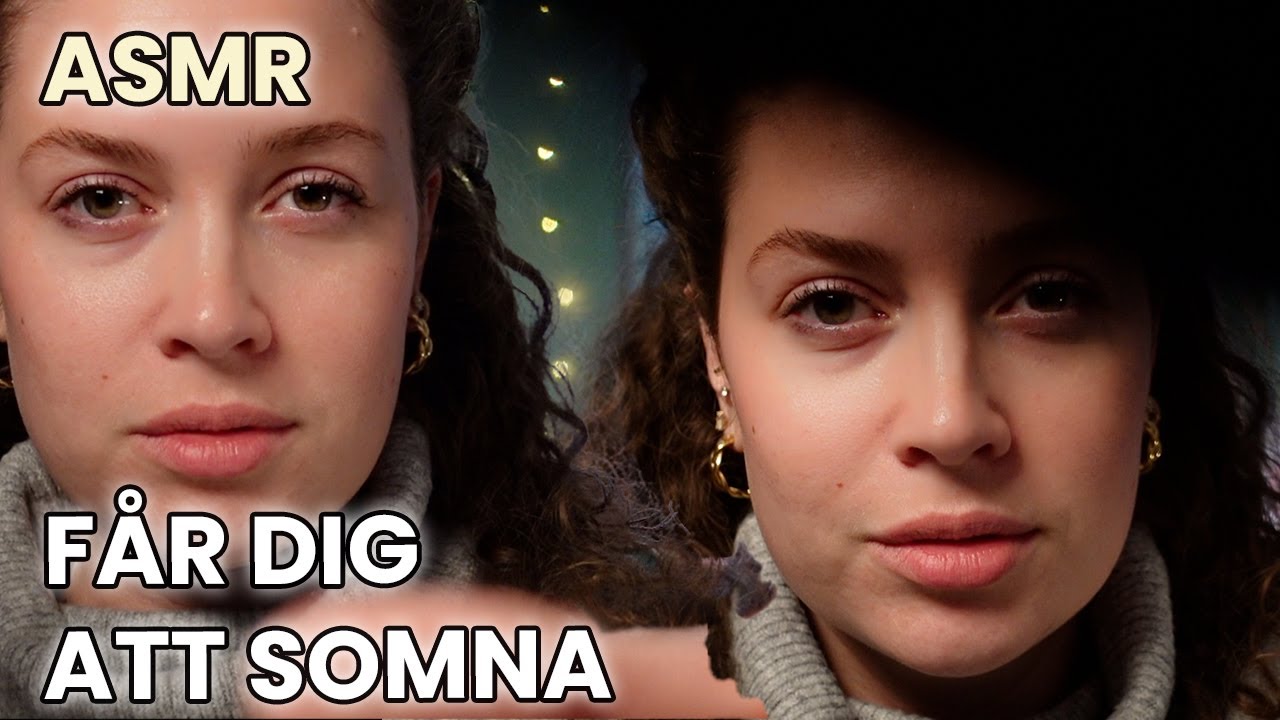 ASMR: TAR HAND OM DIG - 100% SÖMNGARANTI, HEAD SCRATCHING, HAIR BRUSHING, PLASTIC CRINKLE