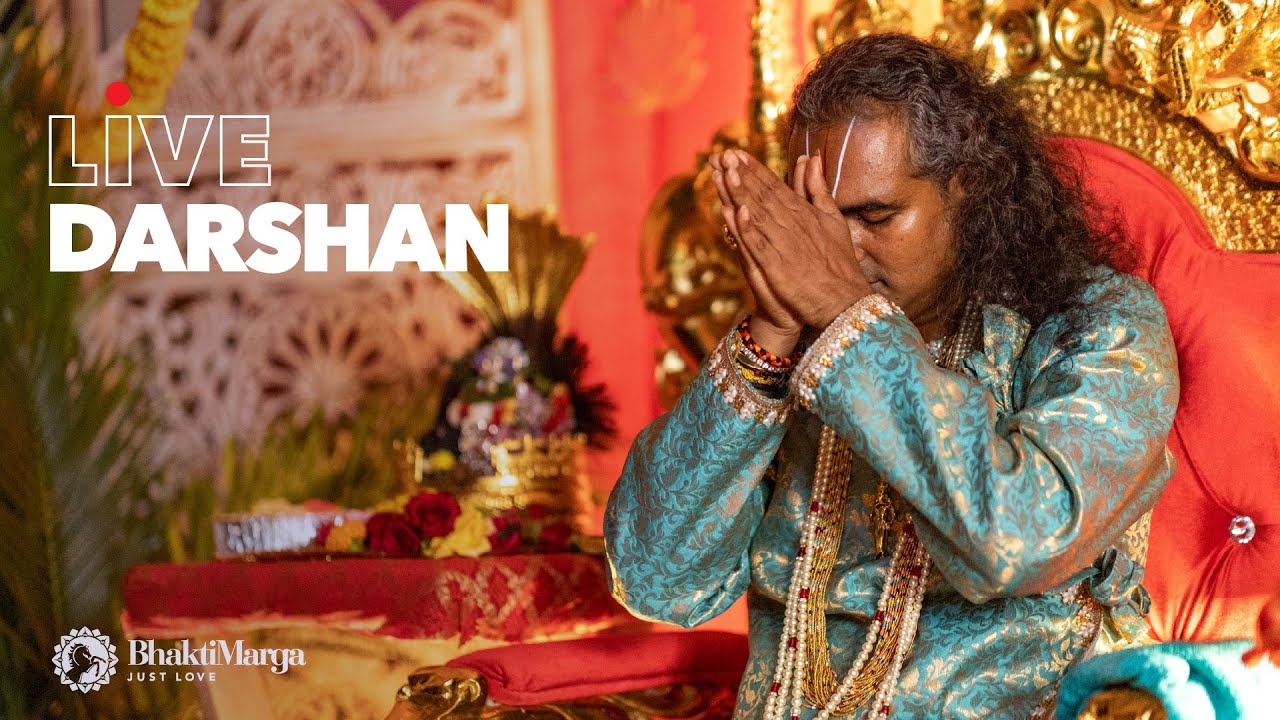 Beginning of Darshan with Paramahamsa Vishwananda - LIVE NOW from Mauritius