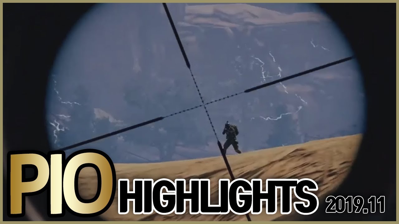 [PIO Highlights] 피오 하이라이트 l 2019.11  - 피오(pio) (배틀그라운드)